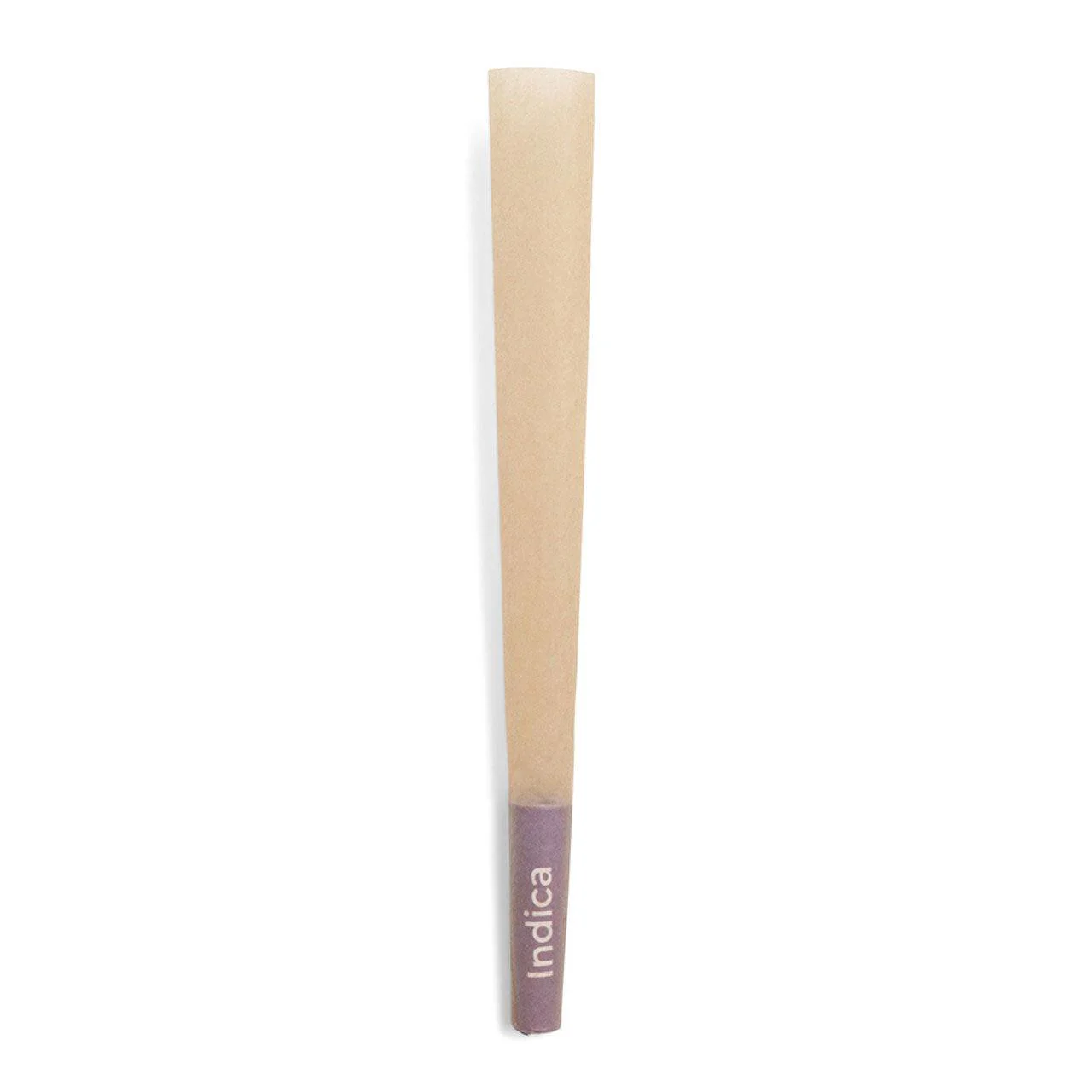 Custom Cones USA 98mm Pre-Rolled Cones, Natural Brown, Indica Branded - Case of 800