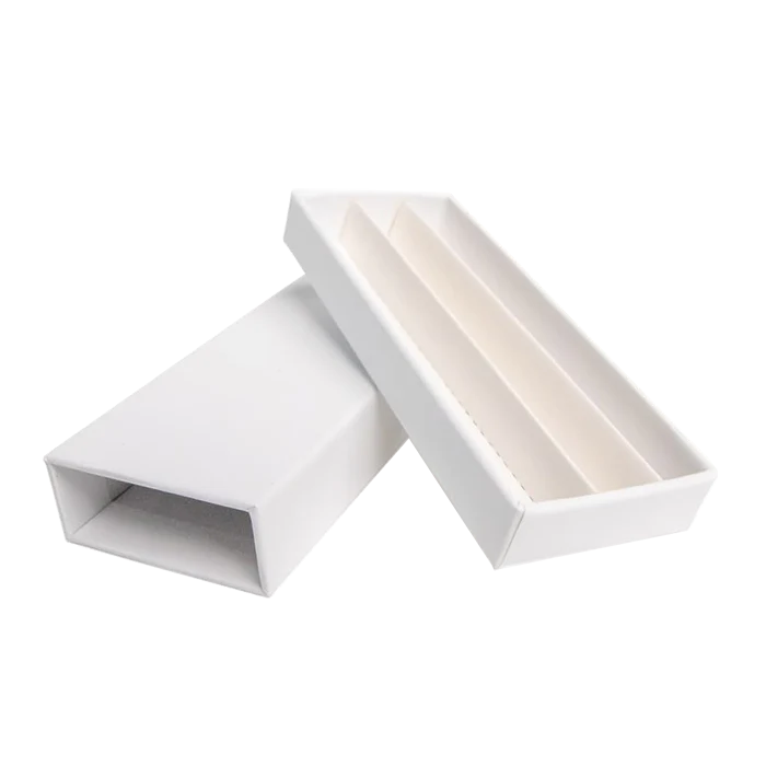 Custom Cones USA Child-Resistant Push Packs, Unbranded White, Dividers for 3 109 Pre-Rolls - Pack of 200