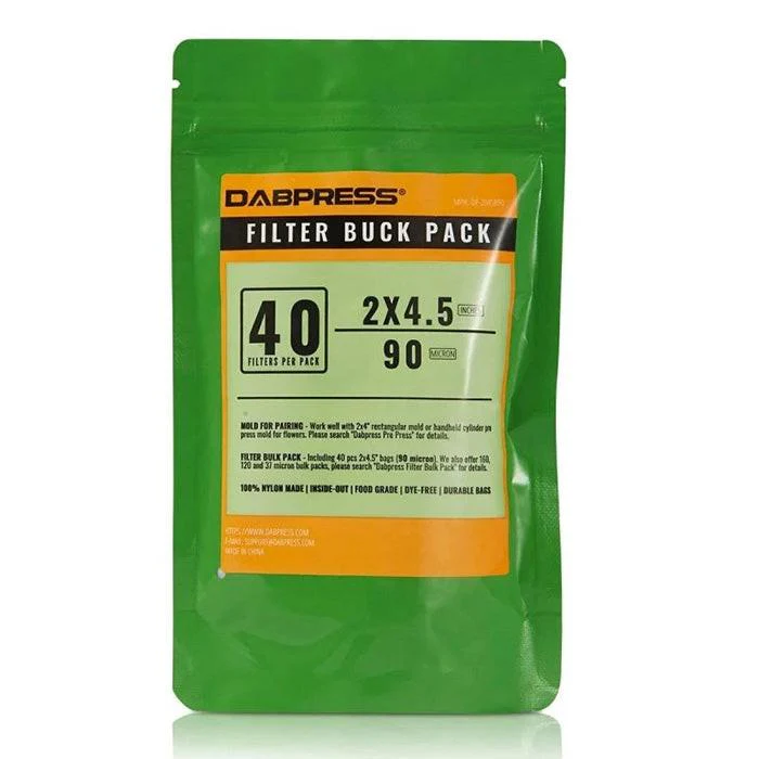 Dabpress 2" x 4.5" Rosin Bag, Pack of 40 - Image 6