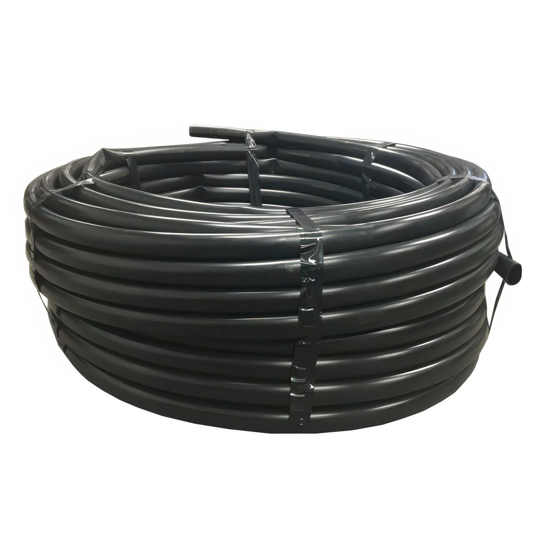 DIG 1/2 Inch Polyethylene Distribution Tubing, Black, 0.620 Inch ID x 0.710 Inch OD - 200 Feet - Pack of 4