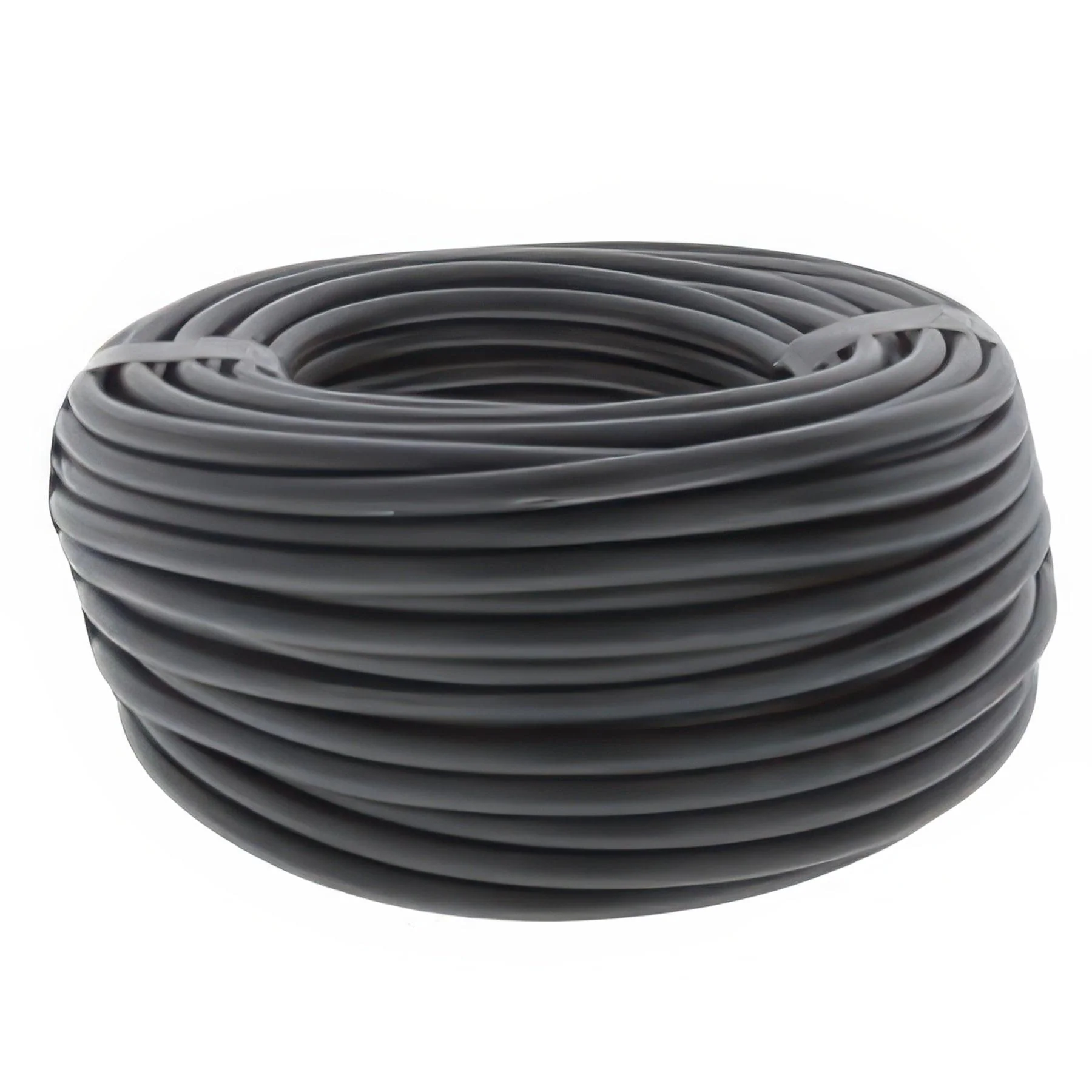 DIG 1/4 Inch Vinyl Distribution Tubing, Black, 0.160 Inch ID x 0.220 Inch OD - 1000 Feet - Pack of 2