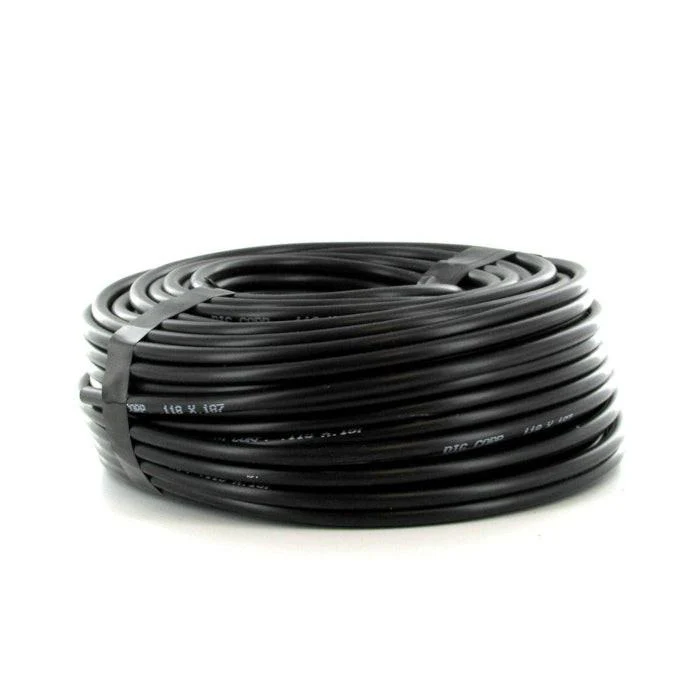 DIG 1/8 Inch Vinyl Distribution Tubing, Black, 0.118 Inch ID x 0.187 Inch OD - 1000 Feet - Pack of 2