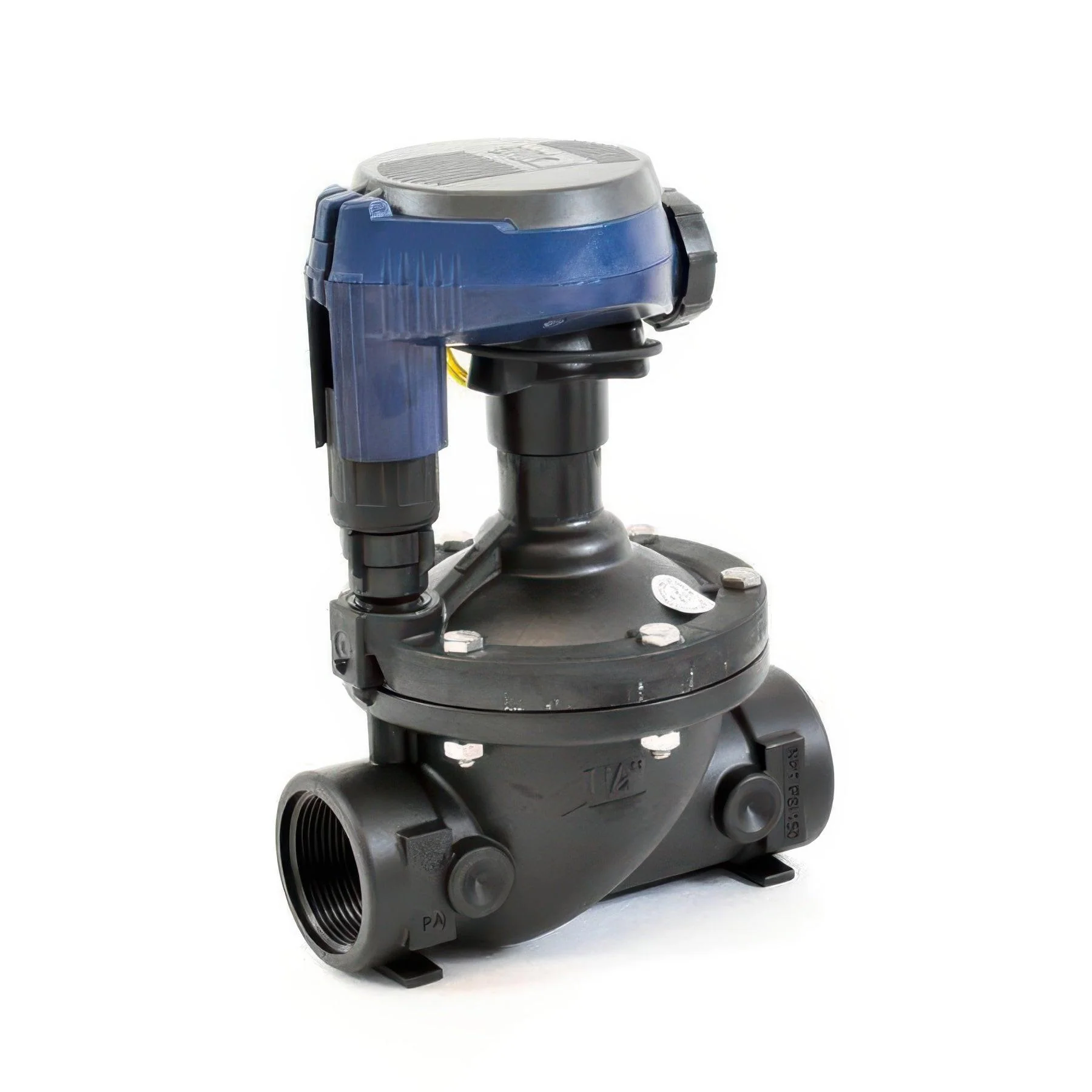 DIG 410BT Series Bluetooth Battery Operated Irrigation Controller with 1 1/2 Inch Inline Valve
