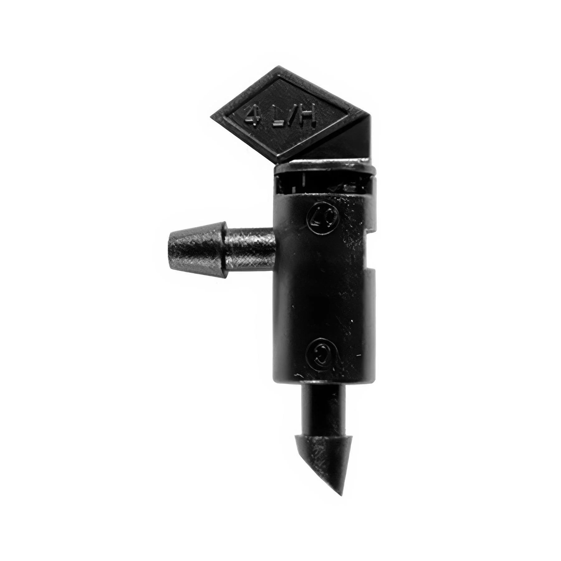 DIG Self-Tapping Flag Drip Emitter with Barbed Inlet And Outlet, Black, 1 GPH - Pack of 600