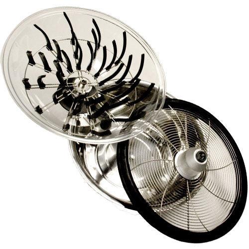 DL Wholesale Twisted Trimmers 18" Clear Top Bowl Trimmer - Image 3
