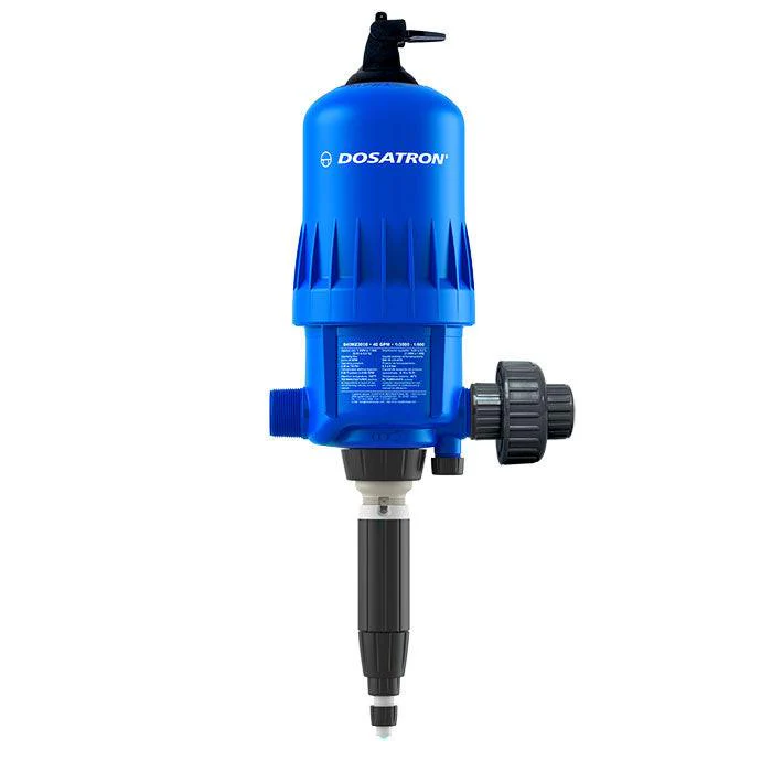 Dosatron D40MZ3000 Water Powered Doser, 40 GPM 1:3000 to 1:500, Aflas Seals, 1.5 Inch (D40MZ3000BPAFHY)