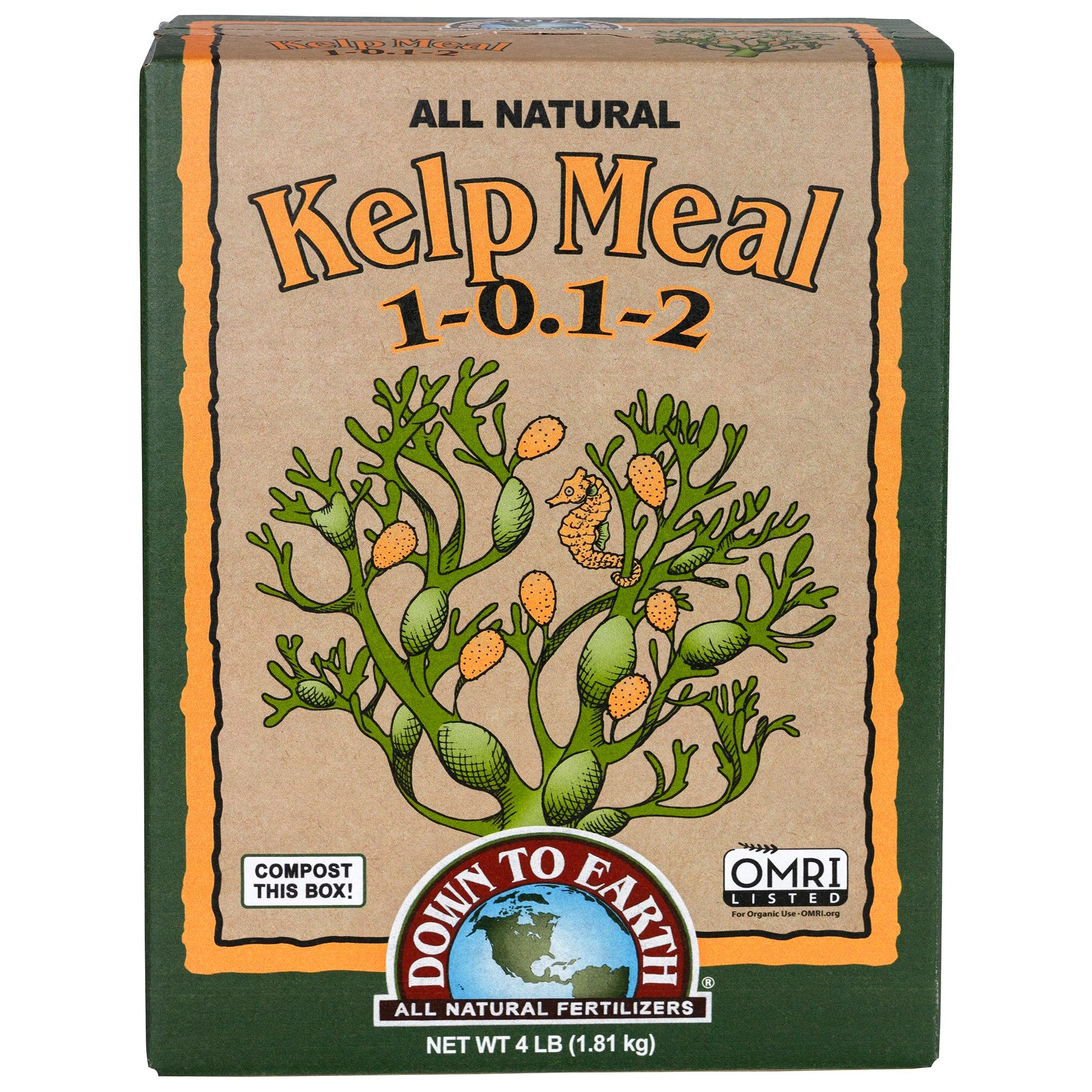 Down To Earth Kelp Meal, 4 lbs., Case of 6