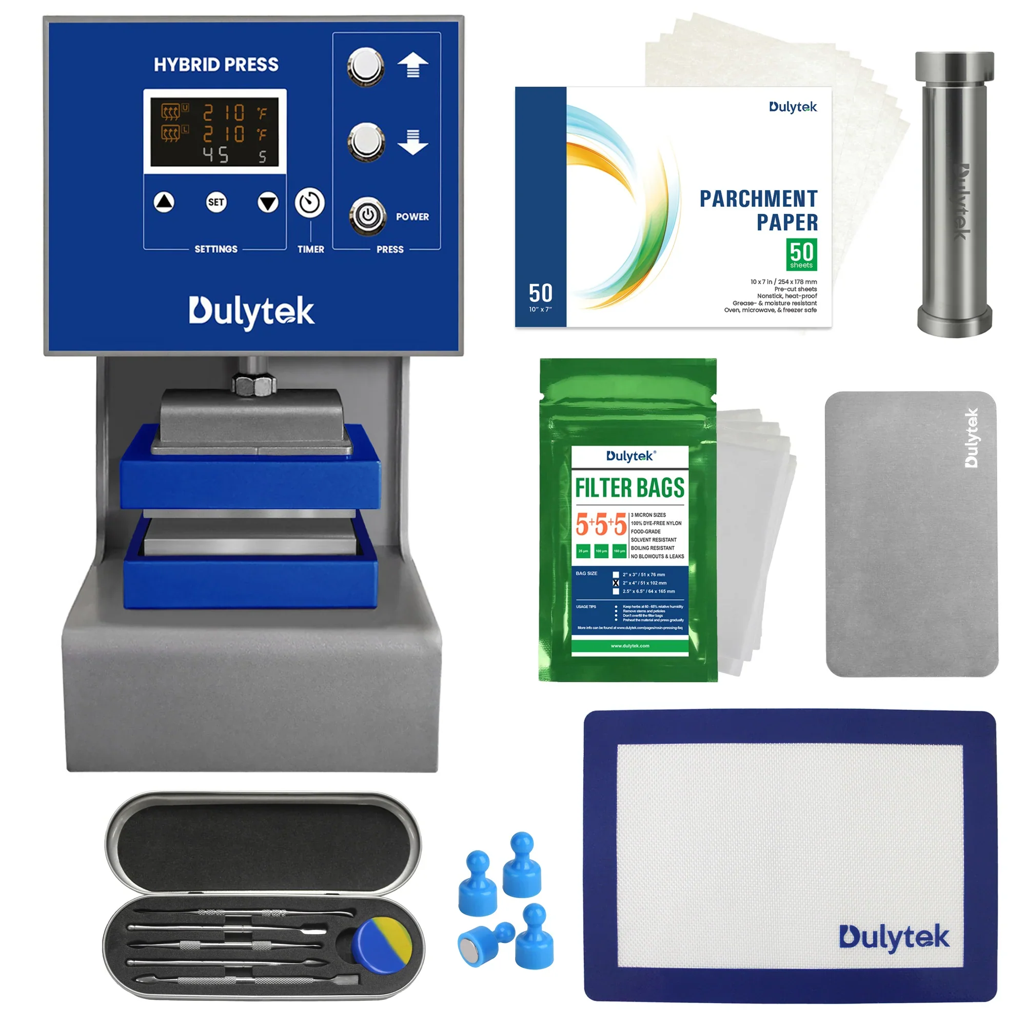 Dulytek DW8000 4-Ton Electric Rosin Press - Image 2