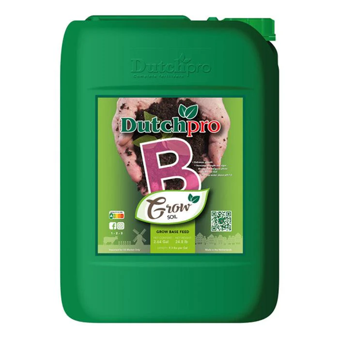 DutchPro Base Feed Grow Soil B, 10 Liter - Hard Water