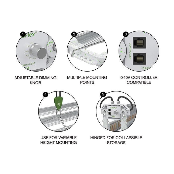 FloraFlex 6-Bar 1200 Watt LED Grow Light - Image 12
