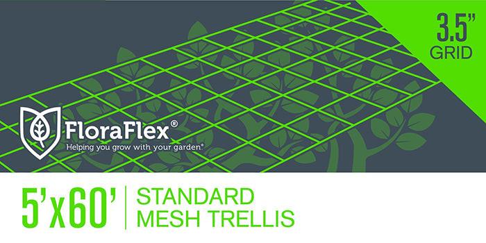 FloraFlex Mesh Trellis Net, 3.5 Inch Square, 5 Feet x 60 Feet - Image 3