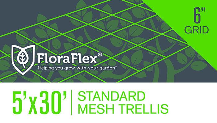 FloraFlex Mesh Trellis Net, 6 Inch Square, 5 Feet x 30 Feet - Image 3