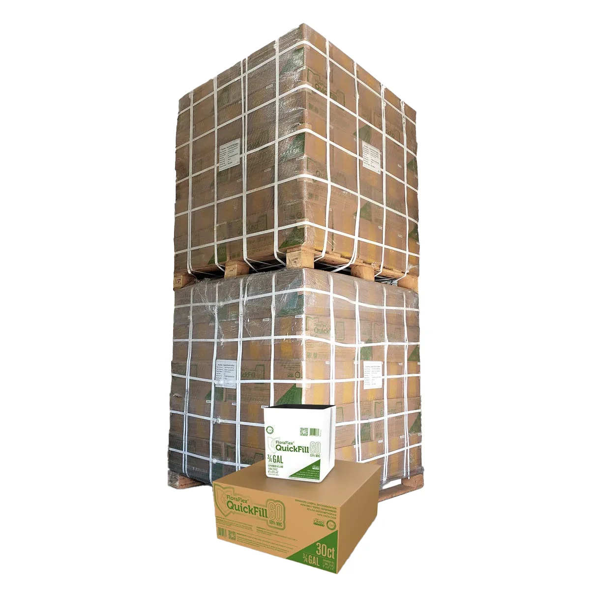 FloraFlex QuickFill Bag, 60% WHC, 3/4 Gallon, Pallet of 3000