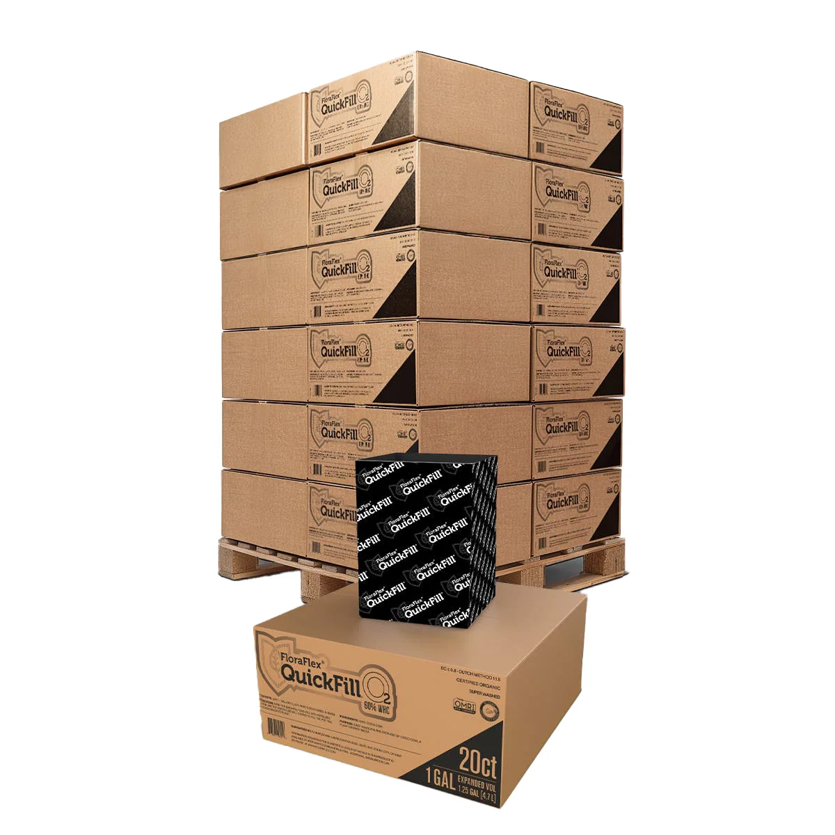 FloraFlex QuickFill O2 Bag, 60% WHC, 1 Gallon, Pallet of 1000