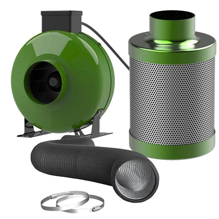 FloraFlex Ventilation and Odor Control Kit with Inline Fan, Carbon Filter, and Ducting Combo - Image 6
