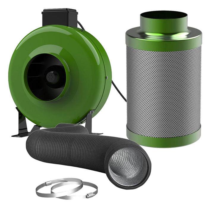 FloraFlex Ventilation and Odor Control Kit with Inline Fan, Carbon Filter, and Ducting Combo - Image 7