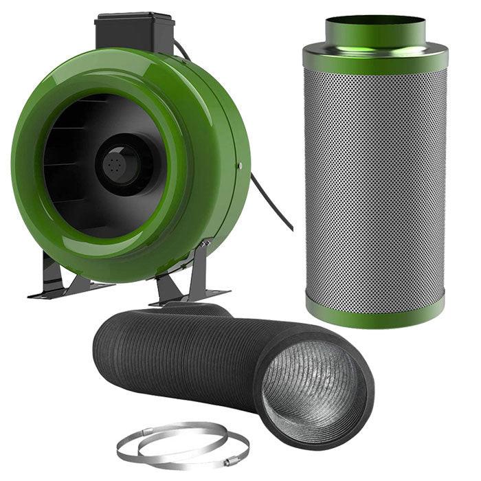 FloraFlex Ventilation and Odor Control Kit with Inline Fan, Carbon Filter, and Ducting Combo - Image 8