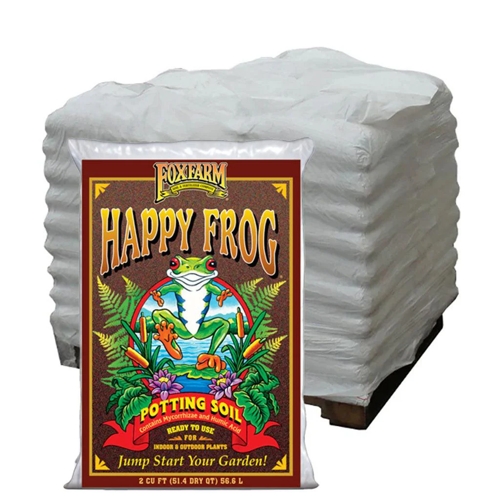 FoxFarm Happy Frog Potting Soil, 2 Cubic Feet - Pallet of 60 Bags (EAST COAST ONLY)