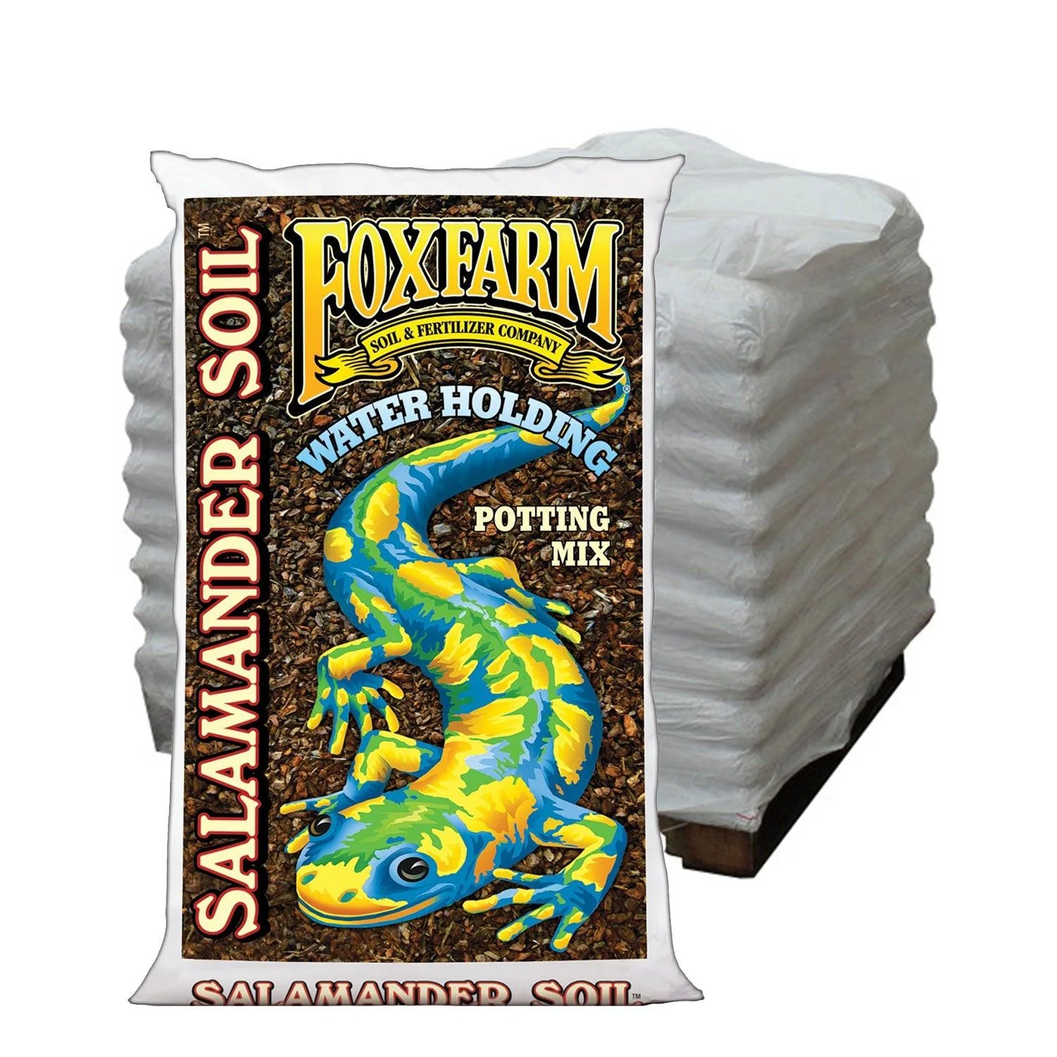 FoxFarm Salamander Soil Potting Mix, 1.5 Cubic Feet - Pallet of 60 Bags