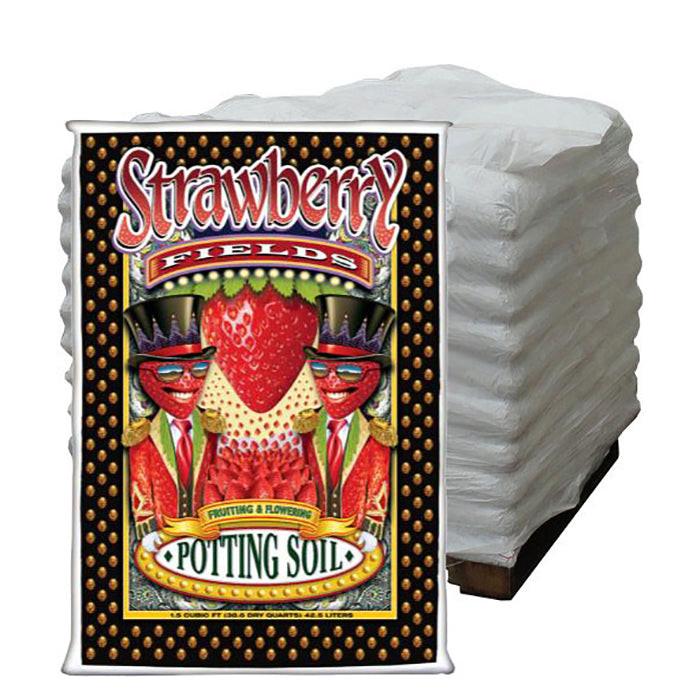 FoxFarm Strawberry Fields Fruiting & Flowering Potting Soil 1.5 Cubic Feet - Pallet of 60 Bags