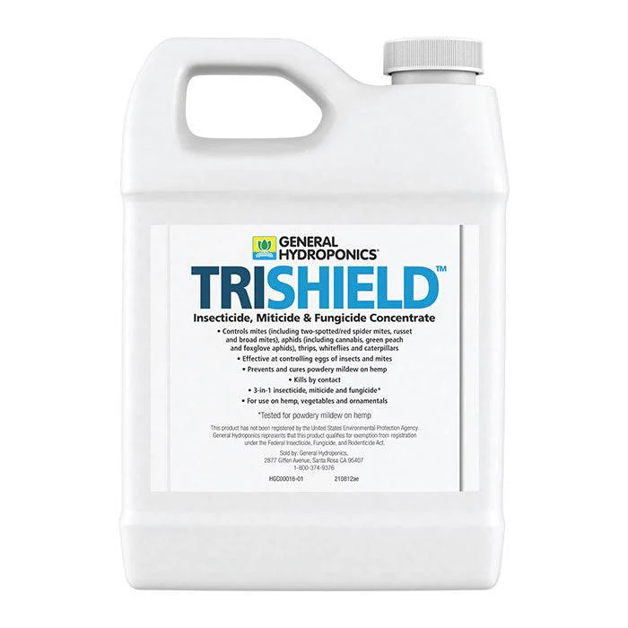 General Hydroponics TriShield Insecticide, Miticide & Fungicide Concentrate, 1 Quart - Image 2