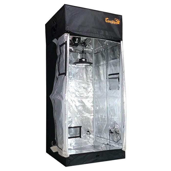 Gorilla Grow Tent 3' x 3' 150 Watt UFO LED Grow Tent Kit With Automated Ventilation Package - Image 2