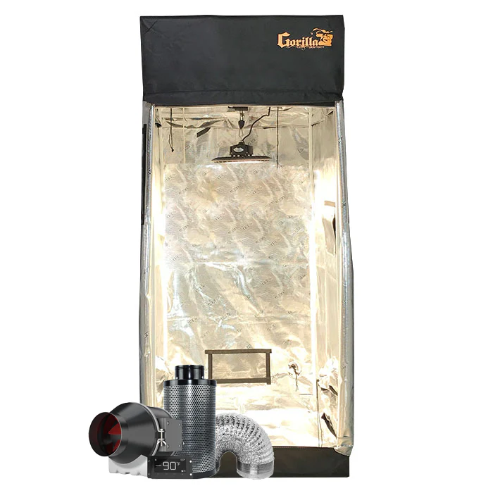 Gorilla Grow Tent 3' x 3' 150 Watt UFO LED Grow Tent Kit With Automated Ventilation Package - Image 3