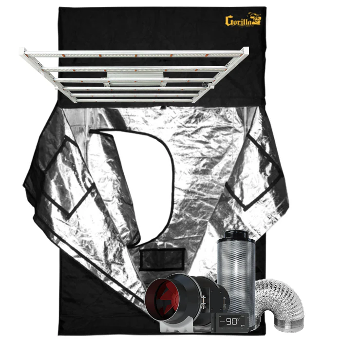 Gorilla Grow Tent 5' x 5' 630 Watt Covert PRO LED Grow Tent Kit With Automated Ventilation Package - Image 2