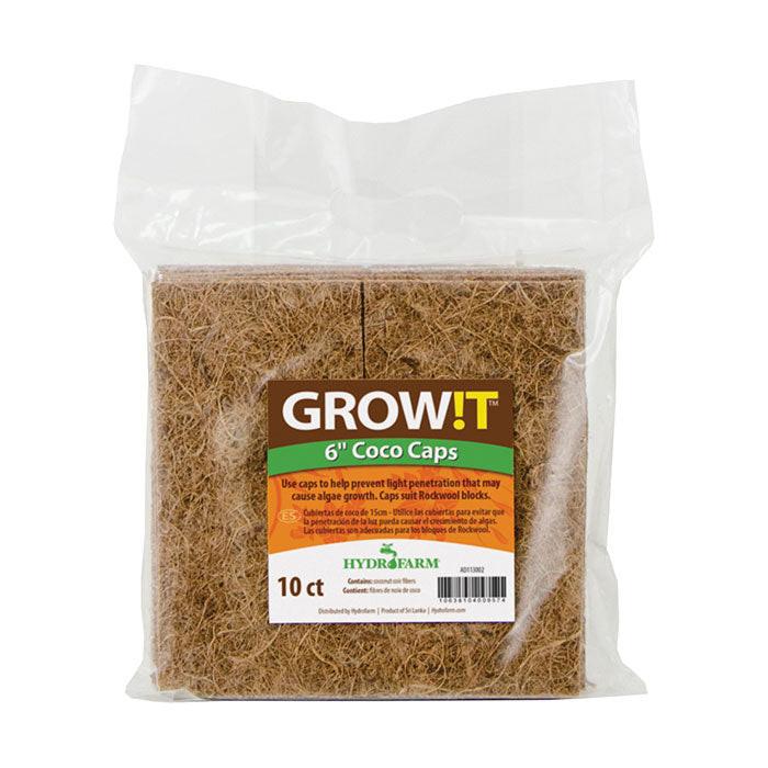 GROW!T Coco Caps, 6", Pack of 10 - Image 2