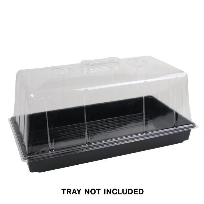 Grow1 8 Inch Mini Green House Propagation Dome With Vents, 10 Inch x 20 Inch x 8.25 Inch - Image 2