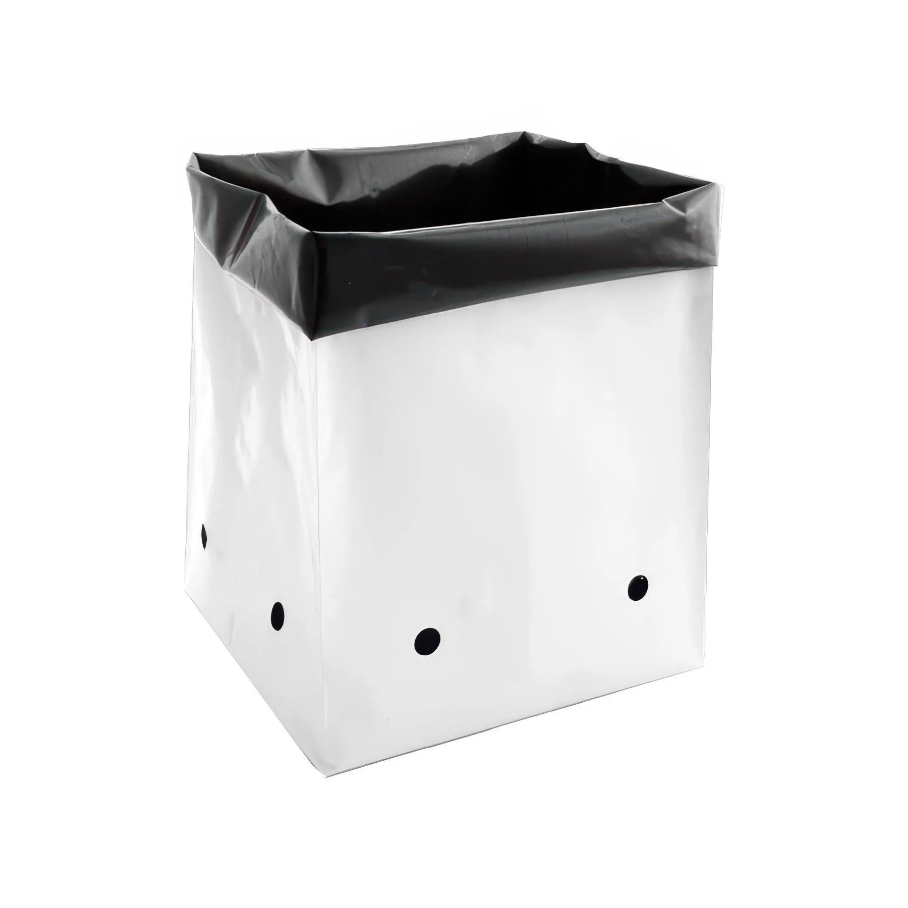 Grow1 Polyethylene Grow Bag, Black & White, 3 Gallon - Pack of 50