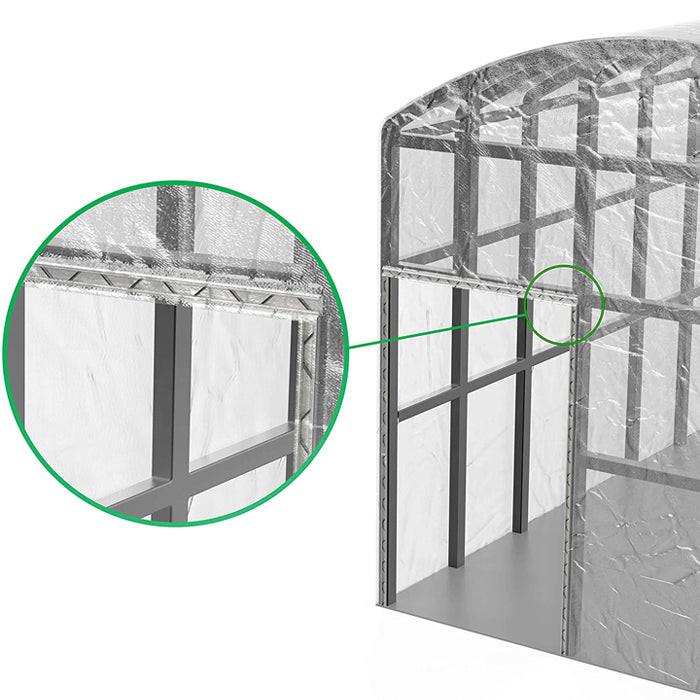 Grow1 U Shape Aluminum Wiggle Wire and Channel for Greenhouse Stability, 6.5 Feet - Pack of 10 - Image 2
