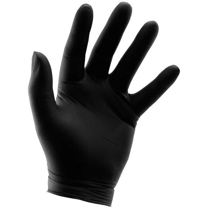 Grower's Edge Black Powder Free Nitrile Gloves 6 mil, Pack of 100 - Image 3