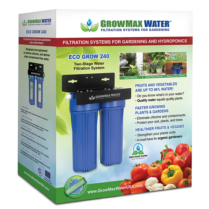 GrowMax Water Pro Grow 2000 Dechlorinator & Sediment Water Filter System, Treats Up To 25,000 Gallons - Image 2