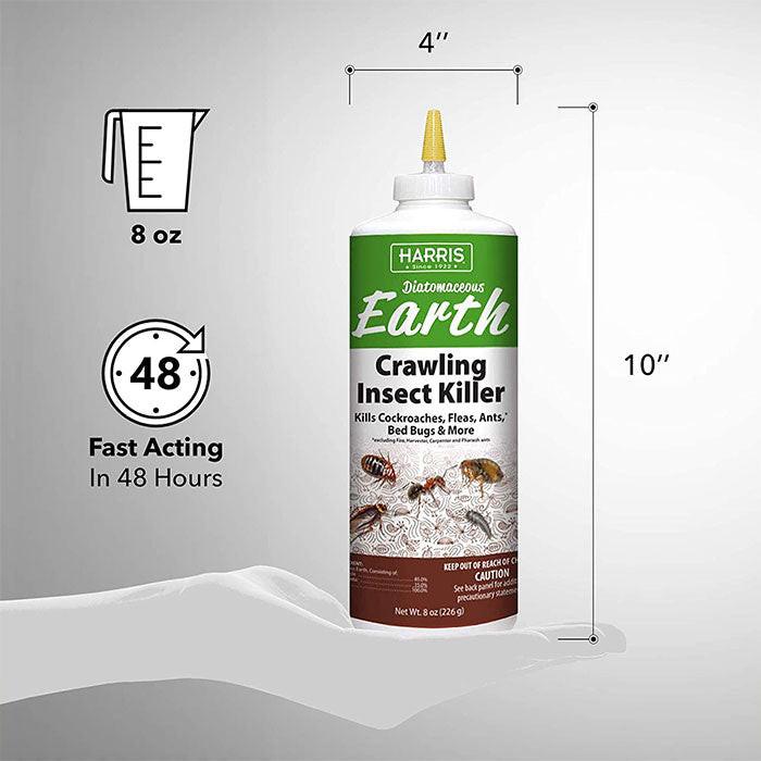 Harris Diatomaceous Earth Crawling Insect Killer, 8 Ounces - Case of 12 - Image 6
