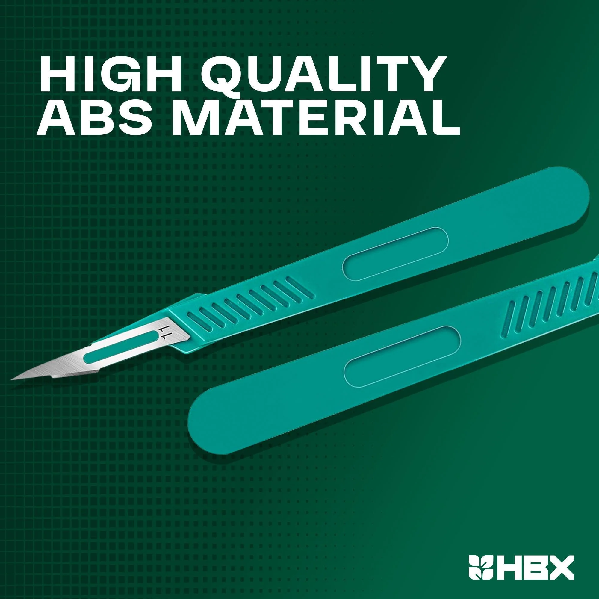 HBX Sterile Disposable Scalpel, Carbon Steel, No. 11 - Pack of 10 - Image 4