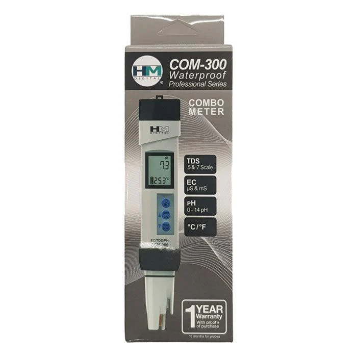 HM Digital COM-300 Pro Series pH/TDS/EC/Temp Meter - Image 3
