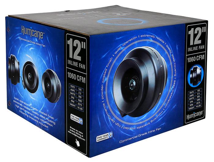 Hurricane 12" Inline Fan, 1060 CFM - Image 2