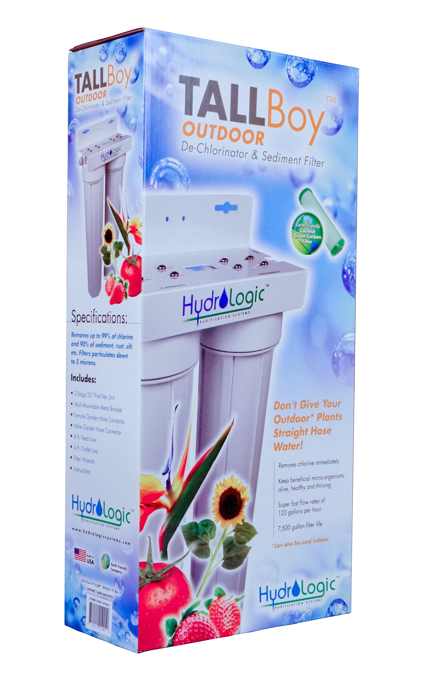 Hydro Logic TALLBoy De-Chlorinator & Sediment Filter, 120 GPH - Image 5
