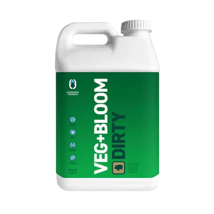 Hydroponic Research Veg+Bloom Dirty Base One Part Powder Nutrient, 100 lb.