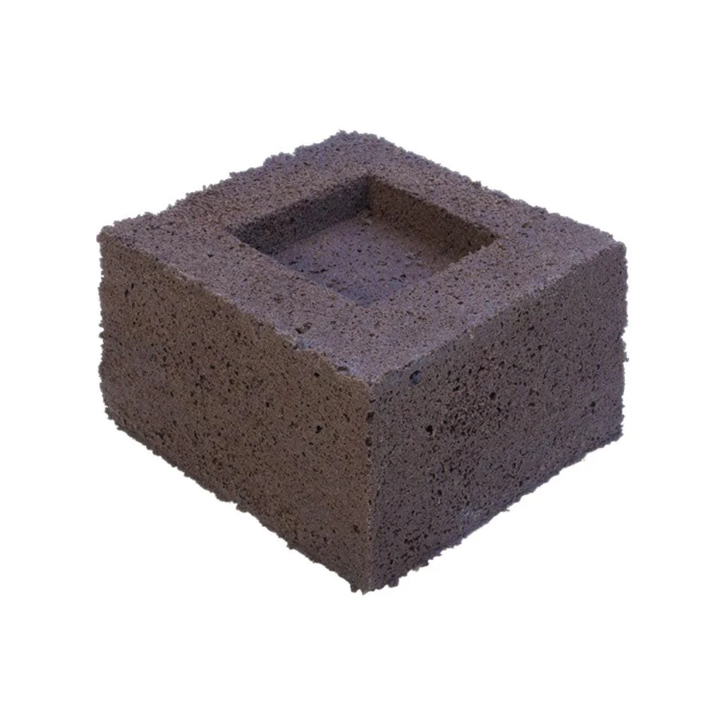 IHORT Q-PLUG Grow Block with Combadible 3 Inch x 3 Inch Hole, 6 Inch x 6 Inch x 4 Inch - Case of 36