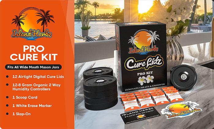 Island Herbz Canna Cure Pro Kit, 12 Lids - Image 2