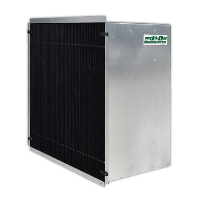 J&D Manufacturing Galvanized WM Light Deprivation Exhaust Fan with Light Trap - Image 5