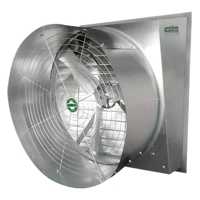 J&D Manufacturing Typhoon Galvanized Slant Exhaust Fan - Image 12