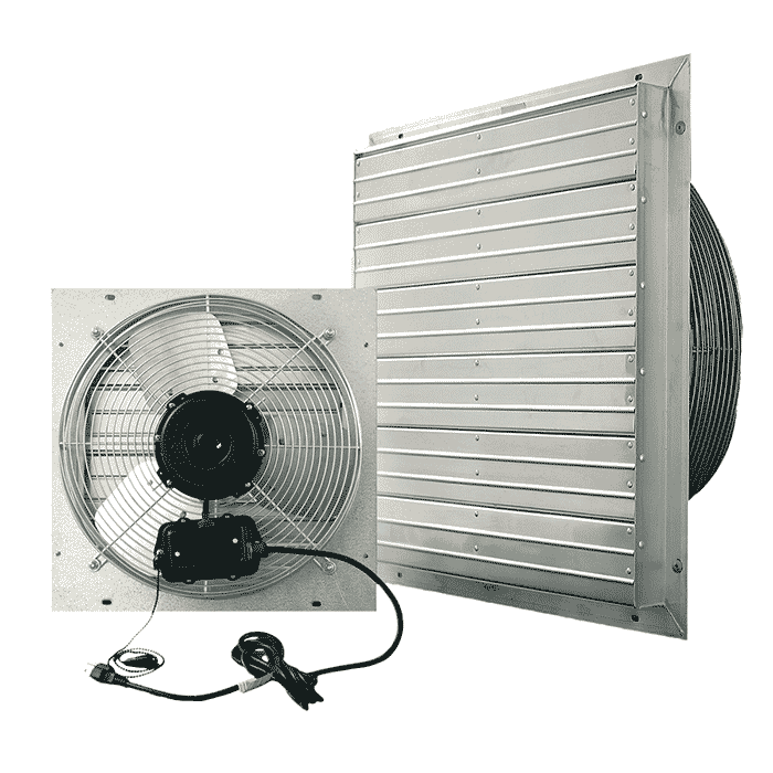 J&D Manufacturing VPES Series Shutter Exhaust Fan - Image 4