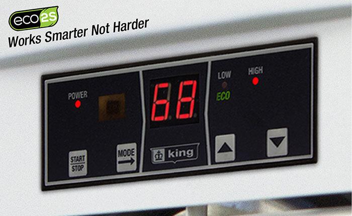 King Electric LPW ECO2S Electronic Wall Heater, 2750 Watt, 120 Volt, White - Image 2