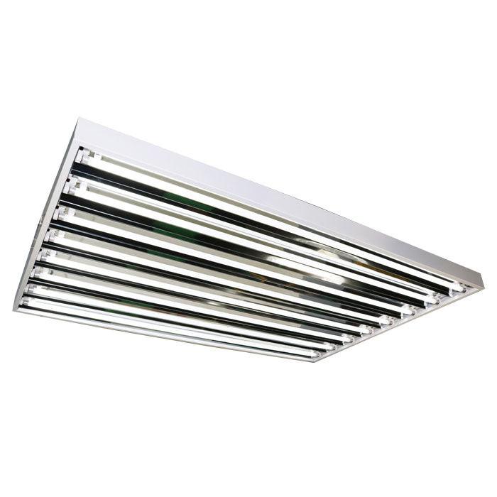 LighTech 4 ft. 8 Bulb T5 Fluorescent Light with 6,500K Bulbs - Image 2