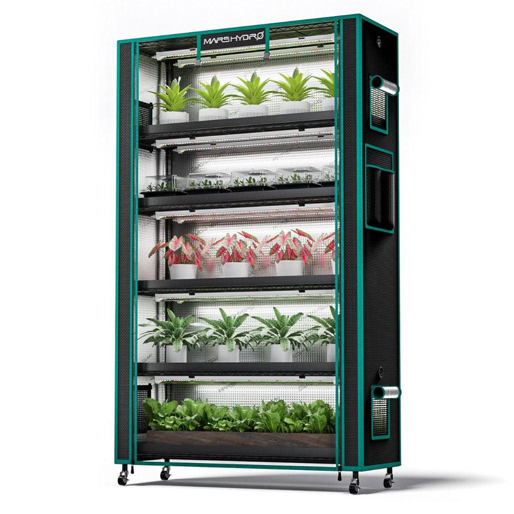 Mars Hydro 6 Tier Clone & Propagation Lighting System