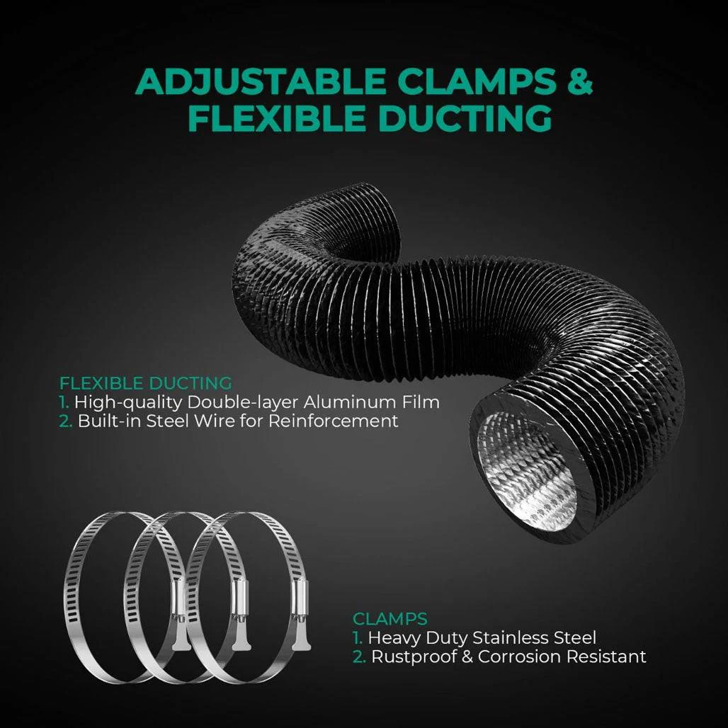 Mars Hydro Inline Duct Fan And Carbon Filter Combo With Speed Controller, 4 Inch - Image 6