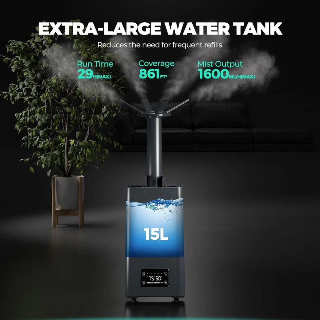 Mars Hydro Ultrasonic Cool Mist Plant Humidifier, 15 Liter - Image 4